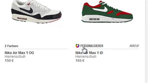 Welcher Unterschied besteht bei Nike Air Max Sportschuhen für 